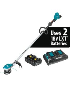 MAKXRU15PT image(0) - Makita 18V X2 Cordless String Trimmer Kit (5.0Ah)