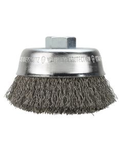 MLW48-52-5065 image(1) - Milwaukee Tool 3-1/2" Crimped Wire Cup Brush- Carbon Steel