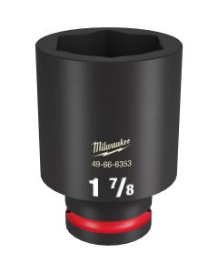 MLW49-66-6353 image(0) - Milwaukee Tool SHOCKWAVE Impact Duty  3/4"Drive 1-7/8" Deep 6 Point Socket