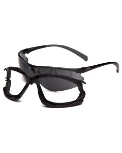 PYRSB9323ST image(0) - Pyramex Pyramex Safety - GOGGLES-Chem Splash Thick Skirt Clear  , Sold 12/BOX