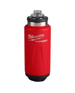 MLW48-22-8397R image(1) - Milwaukee Tool PACKOUT 36oz Insulated Bottle with Chug Lid