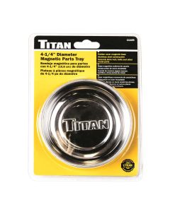 TIT11189 image(2) - TITAN 4-1/4 in. Round Magnetic Parts Tray