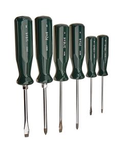 SKT86320 image(0) - S K Hand Tools SureGrip 6 Pc Combi Screwdriver Set