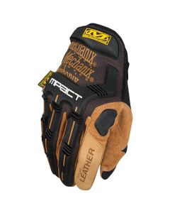 MECLMP-75-009 image(0) - Mechanix Wear Mechanix Wear M-Pact Leather Medium 9 Tan/Black