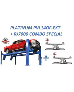 ATEAP-PVL14OF-EXT-COMBO-FPD image(0) - Atlas Platinum PVL14OF-EXT Alignment Lift + RJ7000 Rolling Jacks ALI Certified Combo