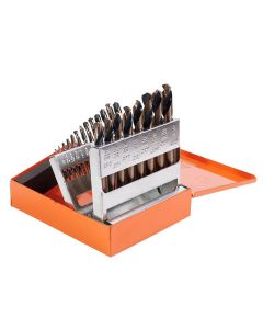 KNK21KK7 image(0) - KnKut KnKut 21 Piece Short Stubby Length Drill Bit Set 1/16"-3/8" by 64ths