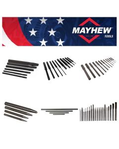 MAY81450 image(0) - Mayhew Punch & Chisel Set Bundle