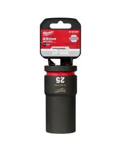 MLW49-66-6400 image(0) - Milwaukee Tool SHOCKWAVE Impact Duty  3/4"Drive 25MM Deep 6 Point Socket