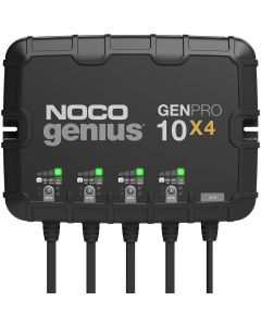 NOCGENPRO10X4 image(0) - NOCO Company GENPRO10X4 12V 4-Bank, 40-Amp On-Board Battery Charger