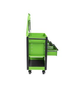 KTI75121 image(9) - K Tool International Service Cart 35 in. Premium 4 Drawer 500 lb. (Matte Neon Green)