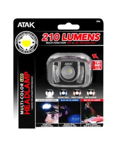 WLM396 image(0) - Wilmar Corp. / Performance Tool ATAK 210 LM Multi-Function Headlamp