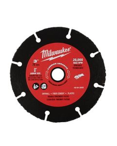 MLW49-94-3005 image(2) - Milwaukee Tool 3" CARBIDE ABRASIVE CUT OFF BLADE MAX 20K RPM