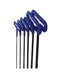 EKL55196 image(0) - Eklind Tool Company HEX KEY SET 6 PC T-HANDLE 6IN. METRIC 2-6MM CUSH