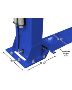 ATEAP-PVL9BP image(11) - Atlas Platinum PVL9BP ALI Certified Commercial Baseplate 9,000 lb. Capacity 2-Post Lift (WILL CALL)