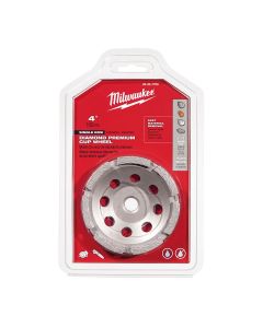 MLW49-93-7700 image(0) - Milwaukee Tool 4" Diamond Cup Wheel Single Row