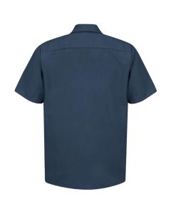 VFISP24NV-SS-3XL image(0) - Workwear Outfitters Men's Short Sleeve Indust. Work Shirt Navy, 3XL