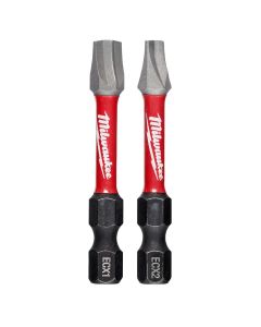 MLW48-32-4443 image(1) - Milwaukee Tool SHOCKWAVE 2" 2PC ECX Combo Kit