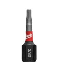 Milwaukee Tool SHOCKWAVE Impact Hex 3/32" Insert Bits (Bulk 25)