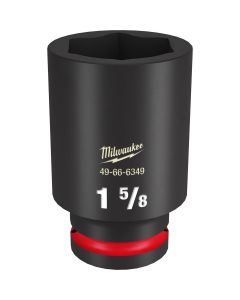 MLW49-66-6349 image(0) - Milwaukee Tool SHOCKWAVE Impact Duty  3/4"Drive 1-5/8" Deep 6 Point Socket