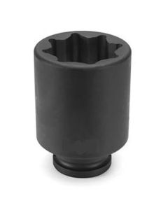 Grey Pneumatic 3/4 DRIVE 1" DEEP 8 POINT SOCKET