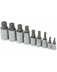 J S Products 9PC TRIPLE SQUARE SOCKET SET