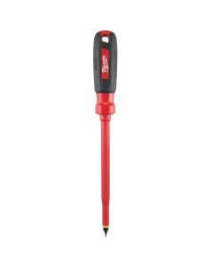 MLW48-22-2224 image(1) - Milwaukee Tool 3/8" Slotted - 10" 1000V Insulated Screwdriver