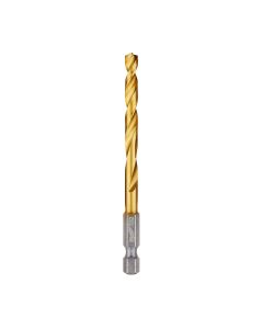 MLW48-89-4611 image(0) - Milwaukee Tool 7/32" SHOCKWAVE RED HELIX Titanium Drill Bit