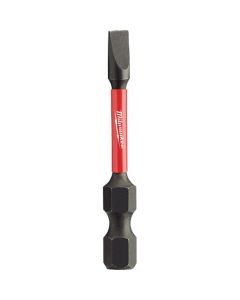 MLW48-32-4157 image(0) - Milwaukee Tool Shockwave 2" Impact Slotted 3/16" Power Bits (25PK)