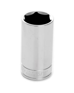 WLMW38330 image(0) - Wilmar Corp. / Performance Tool 3/8" Dr 6pt Deep Socket 15/16"