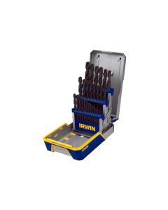 HAN3018004 image(1) - Hanson 29 PC DRILL BIT INDUSTRIAL SET CASE BLACK OXIDE