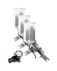 WLMM707 image(0) - Wilmar Corp. / Performance Tool 3pc Production Spray Gun Set