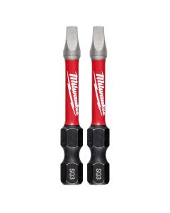 MLW48-32-4910 image(1) - Milwaukee Tool SHOCKWAVE 2" Impact Square Recess #3 Power Bits (2 PK)