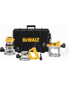 DWTDW618B3 image(0) - DeWalt 2-1/4 HP 3 Base Router Kit