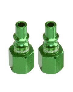 Legacy Manufacturing B 1/4" Green Plug 1/4" FNPT 2p