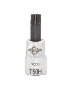 MAY16233 image(0) - Mayhew Mayhew T50H Tamper Torx&reg; Short Insert Socket Bit, 3/8-Inch Drive