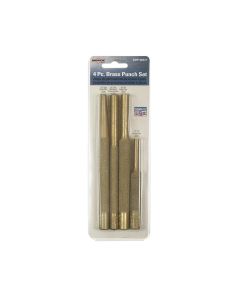 Mayhew PUNCH SET 4PC BRASS 3/8,1/2,3/4"