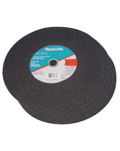 MAKB-10849-5 image(0) - Makita 14" x 1" x 1/8" Abrasive Cut Off Wheel (Pack of 5)