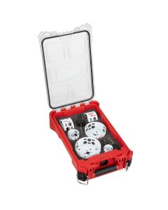 MLW49-22-5606 image(0) - Milwaukee Tool HOLE DOZER  Bi-Metal Hole Saw Kit with PACKOUT Compact Organizer - 10PC