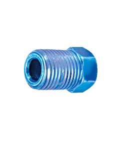 SRRBR210L image(0) - S.U.R.&R. M10 x 1.0 Blue Inverted Flare Nut - 50 Pack