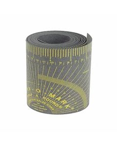 SRW14764 image(0) - Curvo-O-Mark by Jackson Safety Curv-O-Mark by Jackson Safety - Large Wrap-A-Round Pipe Ruler - Gray