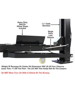 ATEAPEX9-COMBO1 image(6) - Atlas Equipment ALI Certified APEX9 4-Post Lift + RJ6 Rolling Bridge Jacks Combo (WILL CALL)