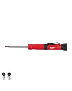 MLW48-22-2932 image(0) - Milwaukee Tool 4-in-1 Pocket Precision Multi-Bit Screwdriver