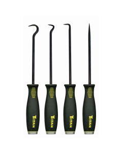 TIT17224 image(0) - TITAN 4PC JUMBO BOLSTERED PICK HOOK SET