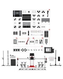 AULAS30T image(0) - Autel ADAS All Systems Calibration 3.0 Package with Tablet : AllSystemsCalibrationPkg.3.0T incl. frame, IA800 sys,MS909,targets,components