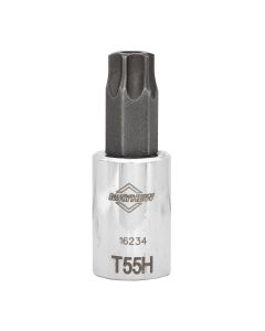 Mayhew Mayhew T55H Tamper Torx&reg; Short Insert Socket Bit, 3/8-Inch Drive