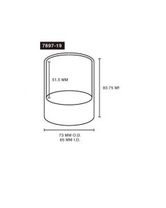 AST7897-19 image(0) - Astro Pneumatic 1-1/16" ID x 2-7/8" OD x 3-7/16" L Adapter