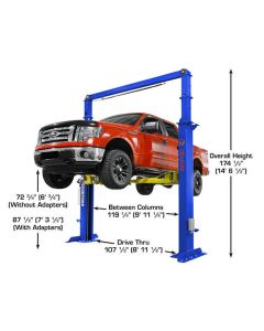 ATEAP-PVL15 image(3) - Atlas Equipment Platinum PVL15 ALI Certified Commercial Overhead 15,000 lb. Capacity 2-Post Lift (WILL CALL)