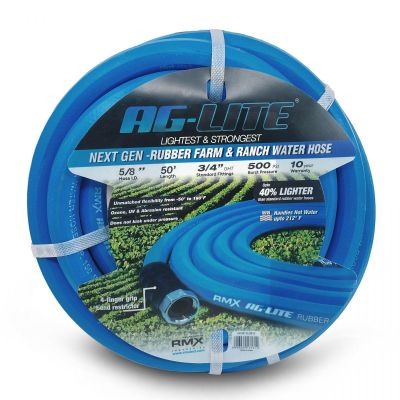 BLBAL5850 image(0) - BluBird AG-Lite Rubber Water Hose Assembly 5/8" x 50'