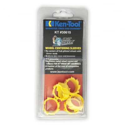 KEN30615 image(0) - Ken-Tool Pilot Sleeve Wheel Centering Sleeves - 20mm - pack of 6