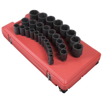 SUN4695 image(0) - Sunex 3/4" Drive 29 Piece SAE Deep Impact Socket Set